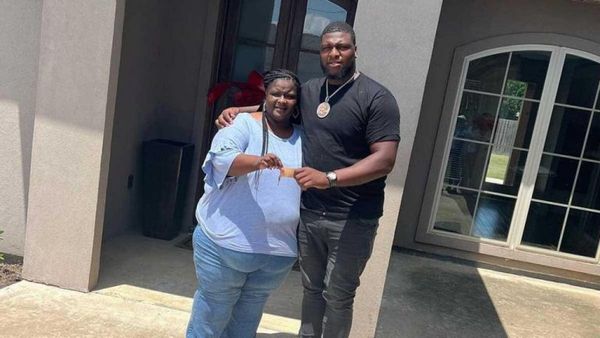 NFL Rookie Surprises His Mother with a New House