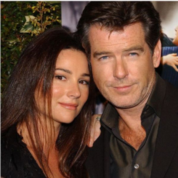 Pierce Brosnan and Keely Shaye Smith