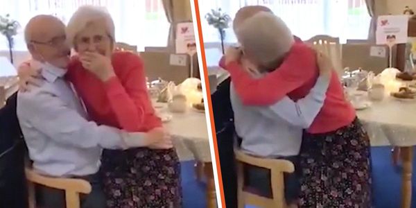 A Heartwarming Reunion: Husband Surprises Wife in Care Home