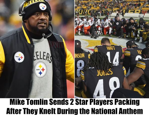 BREAKING: Coach Mike Tomlin Fires Two Players for Kneeling During National Anthem