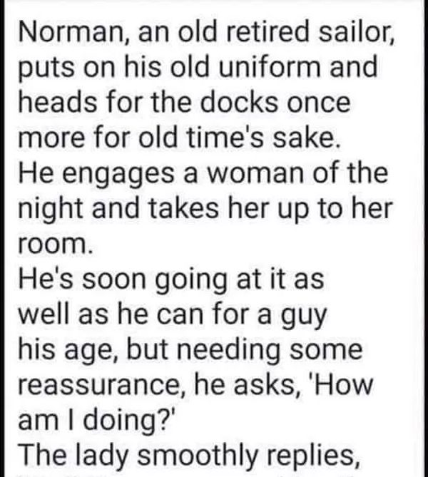 Norman Takes a Trip Down Memory Lane