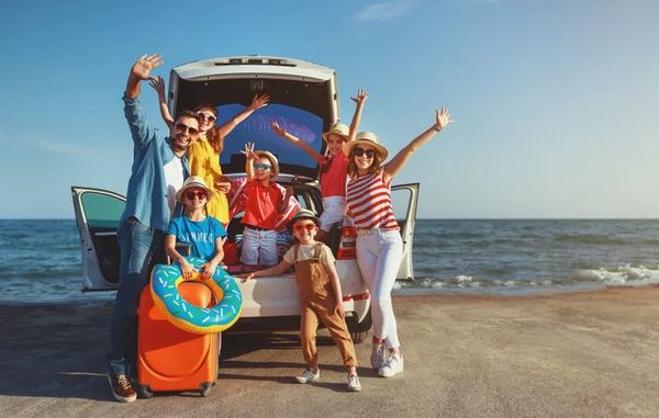 Family at the Beach