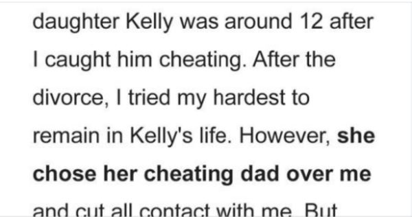 My Teen Daughter Chose Her Cheating Dad over Me & Cut All Contact, Asks Me for Money Years Later