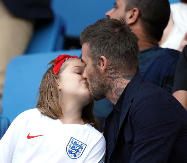 David Beckham Embraces Fatherly Affection with Daughter Harper