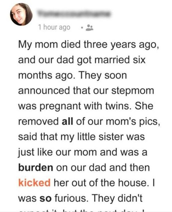 Widowed Dad’s Pregnant Wife Kicks His Daughter Out of Home – Older Sister Takes a Stand