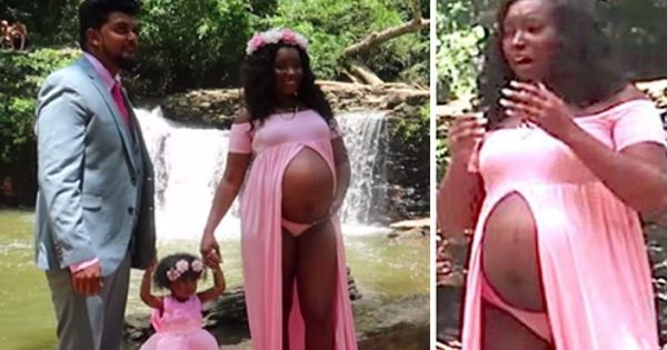 A Beautiful Surprise Proposal During a Pregnancy Photoshoot