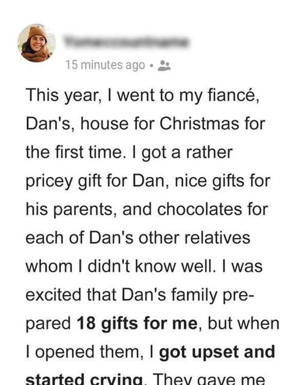 I Was Left in Tears When I Went to My Fiancé’s House for Christmas