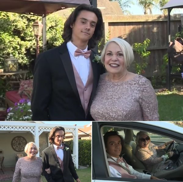 A Magical Night for Grandma: High Schooler Takes Her to Prom