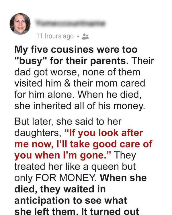 A Clever Plan to Teach Greedy Daughters a Lesson