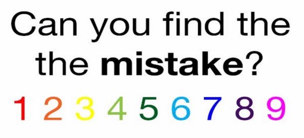 You Have 7 Seconds To Spot The Mistake!