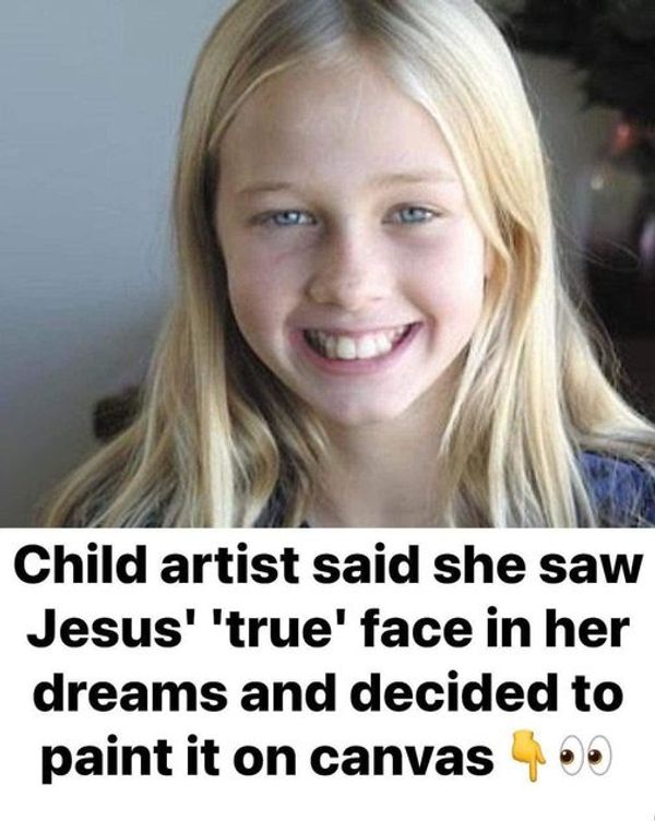 Captivating Depiction Of Jesus By 8-Year-Old Artist