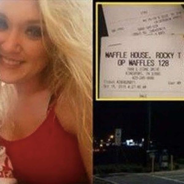 Waffle House Waitress Overwhelmed by Customer’s Generous Tip