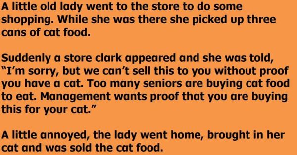 A Clever Old Lady Outsmarts the Grocery Store Clerk