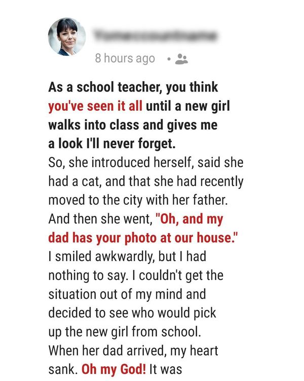 Student Shouts Out Loud When She Sees Her Teacher for the First Time: ‘My Dad Has a Picture of You’