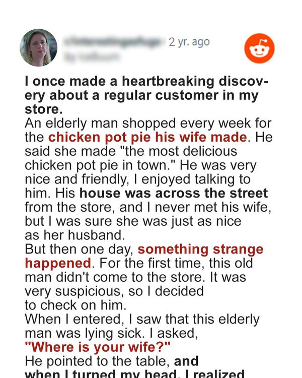 Old Man Comes to Store with Grocery List for Wife, Cashier Later Learns He Doesn’t Have a Wife at All