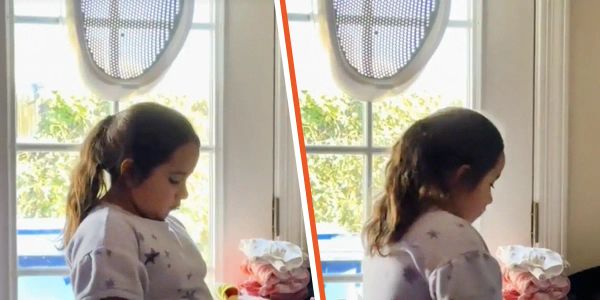 Mom Divides the Internet with Video of Sad Daughter She Punished for Not Folding Clothes