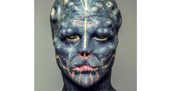 Black Alien Body Modifications