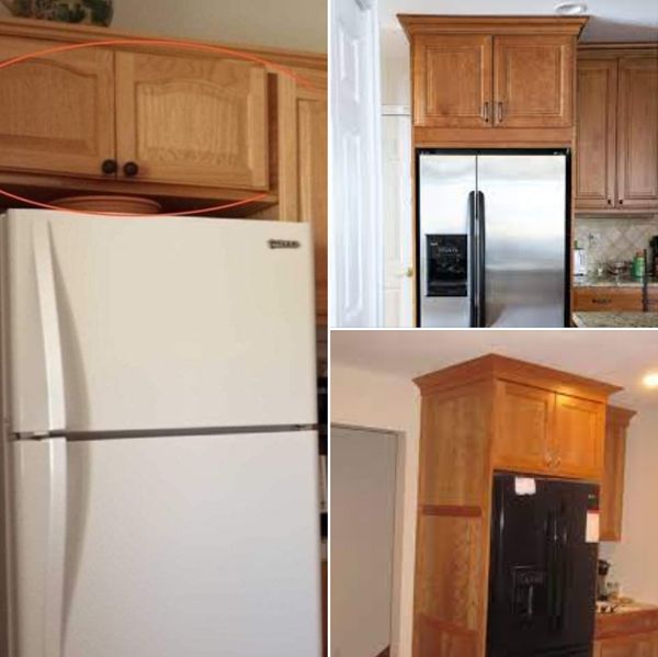 Clever Uses for the Cupboards Above Your Fridge