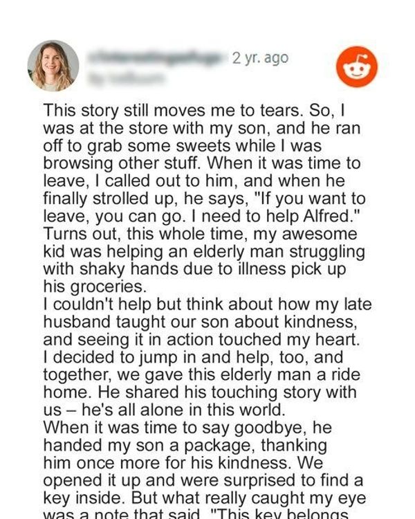 A Heartwarming Encounter at the Store