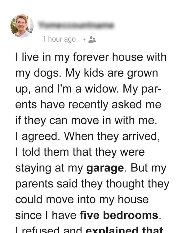 Choosing Between Living in My Garage and a Nursing Home