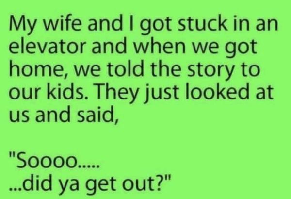 Funny Elevator Story