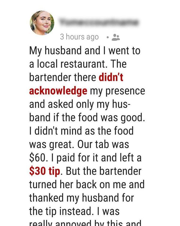 A Surprising Restaurant Experience