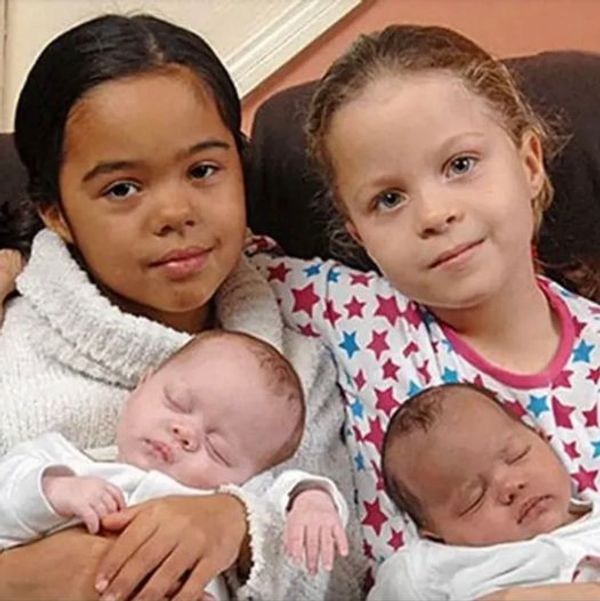 A Truly Amazing Family: Twins with Different Skin Colors