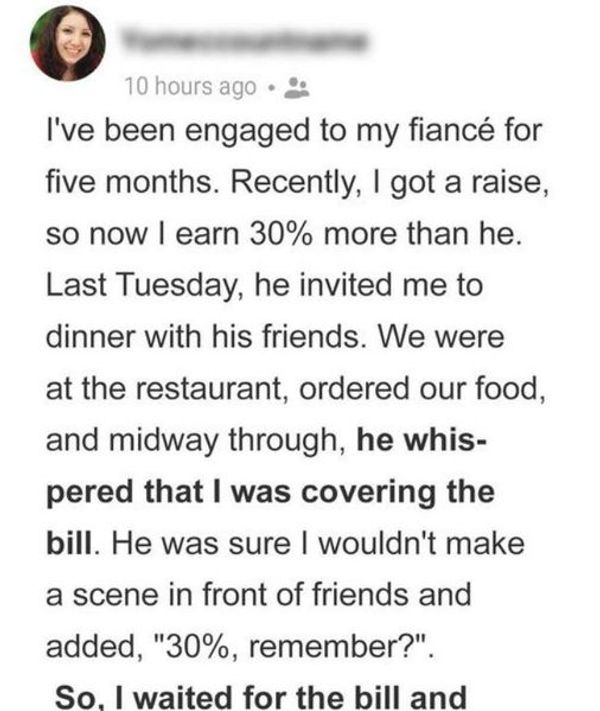 Woman Refuses to Pay Restaurant Bill: A Story of Financial Equality