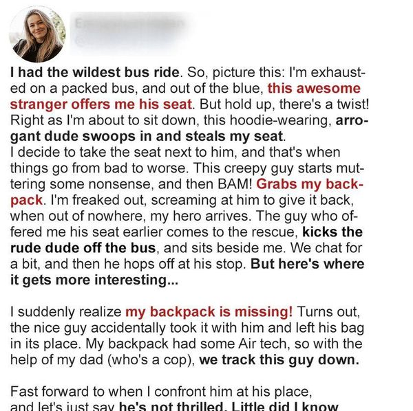 A Heroic Act on a Crowded Bus