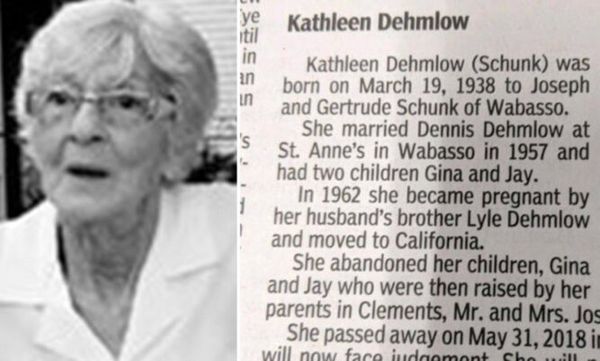 They Tore Mom Down When Writing Her Obituary