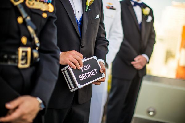 Men in formal clothing standing in a row | Source: Pexels