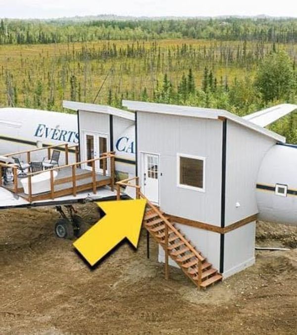 Couple Turns Retired Airplane into a Unique, Comfortable Tiny Home