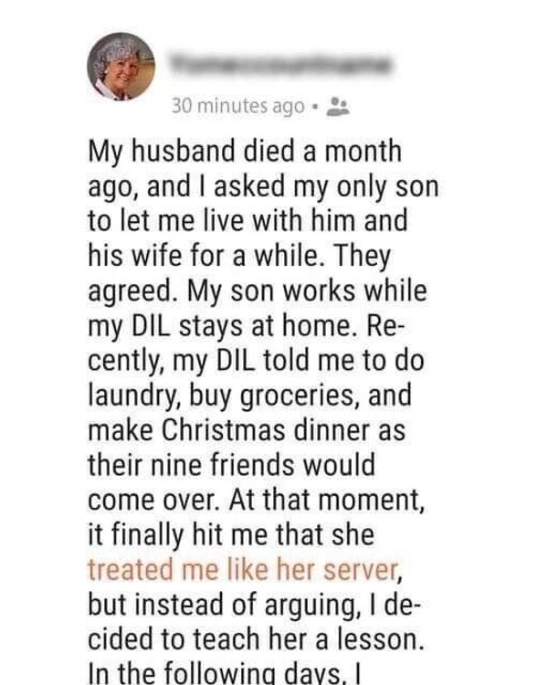 Daughter-In-Law Learns a Lesson: A Heartwarming Story