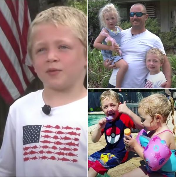 7-Year-Old Boy Saves Family After Stranded in the River