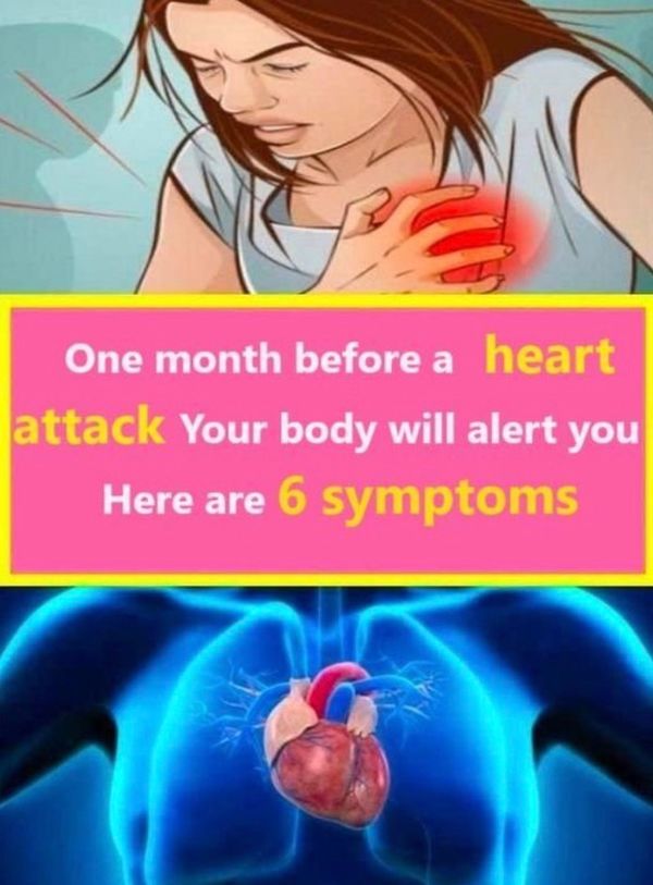 One Month Before a Heart Attack – Listen to Your Body and Recognize These Symptoms