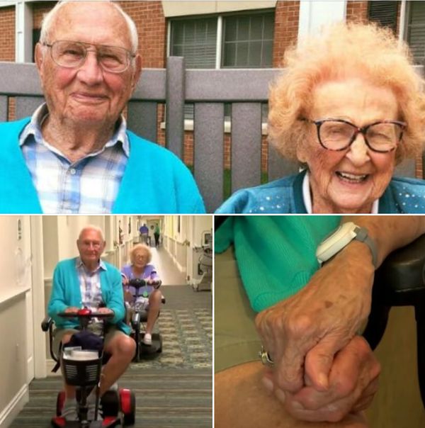 100 and 102-year-old Couple Fall in Love and Tie the Knot in Nursing Home