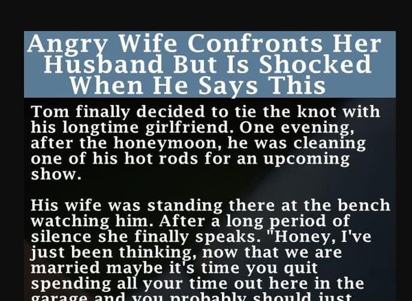 Angry Wife Confronts Her Husband But Gets a Shocking Response