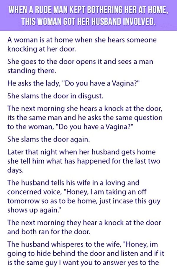 A Hilarious Encounter at the Door!