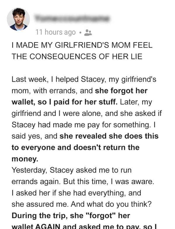 Confronting Lies: My Girlfriend’s Mom and Her Wallet