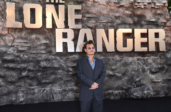 Johnny Depp at the UK premiere of "The Lone Ranger" in London, England on July 21, 2013 | Source: Getty Images